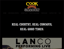 Tablet Screenshot of cookcountysaloon.com